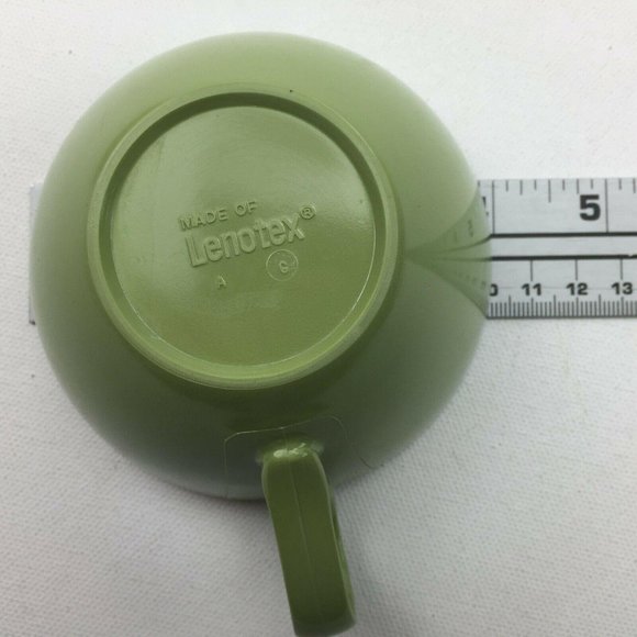 Vintage Texas Dallas Ware Green G-4 Plates Cups - Picture 11 of 12